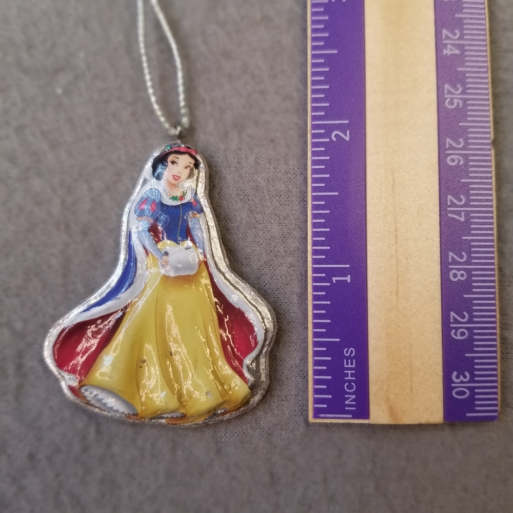 Set of 4 Disney Princess Christmas Ornaments Snow White Rapunzel Belle Tiana - Picture 10 of 10
